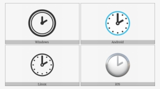 Clock Face Two Oclock On Various Operating Systems - Circle