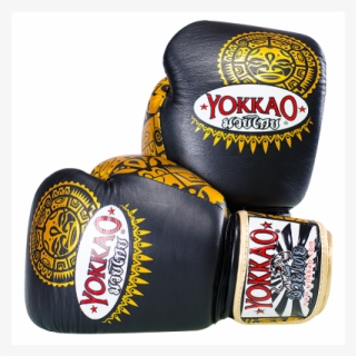 Yokkao Maui Black Gold Boxing Gloves - Yokkao Gloves 10oz