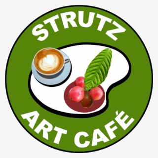 Logo Design Strutz Art Cafe Png V2 - Emblem