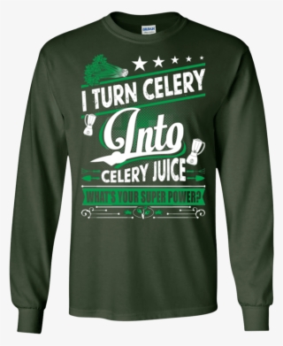 Celery Superpower Ls - Shirt