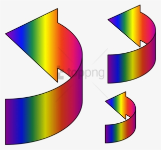 Free Png Flecha Arcoiris Png Image With Transparent - ลูก ศร โค้ง สี ม่วง