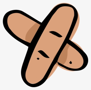 Freeuse Band Aid Cartoon Adhesive Clip Art Transprent - Bandage Cartoon Png
