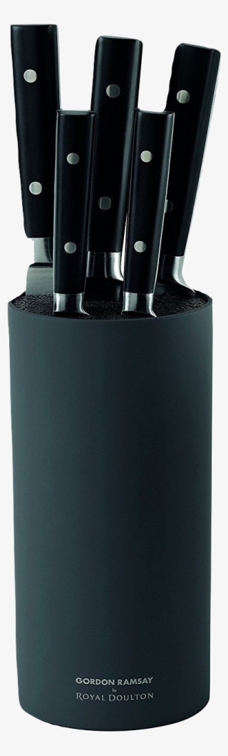 Royal Doulton Gordon Ramsay 6-piece Knife Block Set - Flask