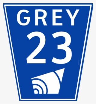 Grey Road 23 Sign - Sign