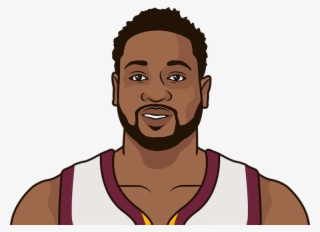 Dwyane Wade Now Has 210 Career Games With At Least - Michael Jordan Cartoon Face