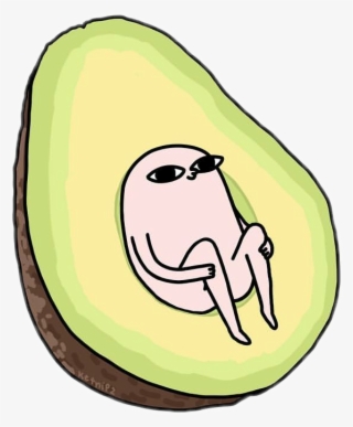 Ketnipz Avocado Green Pink - Avocado Tumblr Png
