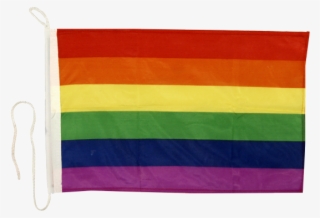Rainbow Boat Flag 30 X 40 Cm - Flag
