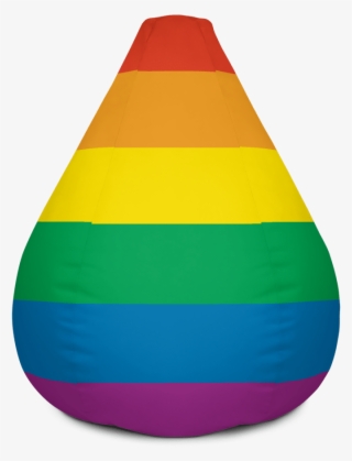 Rainbow Pride Bean Bag - Inflatable