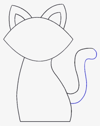 How To Draw Simple Cat - Drawing