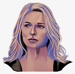 Supergirl Color Detail Vector Illustration - Illustration