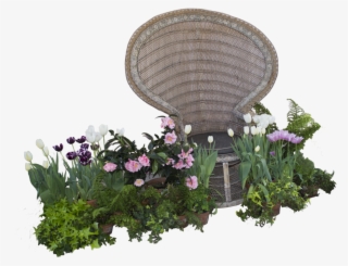 Spring Flowers Png - Flower Chair Png