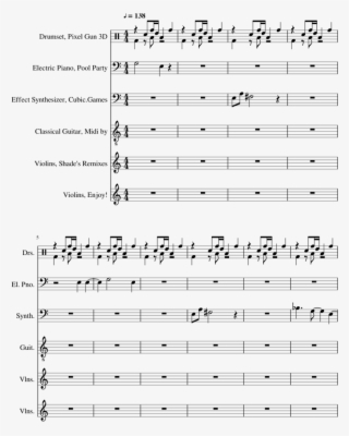 Pixel Gun 3d - Sheet Music