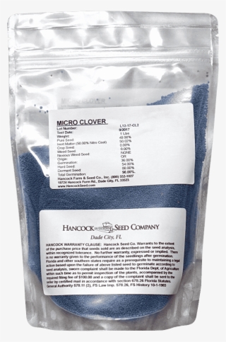 Hancock Micro Clover Seed Png White Clover Nitro Coated - Plastic