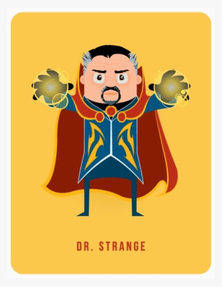 Doctor Strange By Adam Thompson - Cartoon