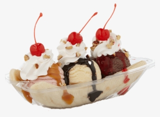 Ice Cream Banana Split Transparent