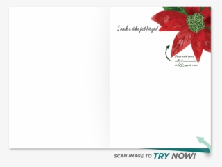 Poinsettia Christmas Card Poinsettia Christmas Card - Poinsettia