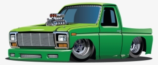 Low Rider Truck Wheelchair Costume Child's Truck Art, - Pickup Truck Lowrider