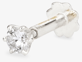 White Gold Diamond Nose Stud Uk
