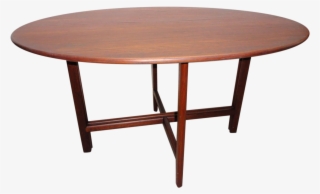 Danish Modern Teak Oval Dining Table - Outdoor Table