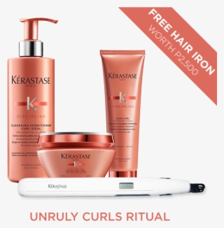 Kérastase Curly Hair Set With Free Hair Iron - Kerastase Curly Hair