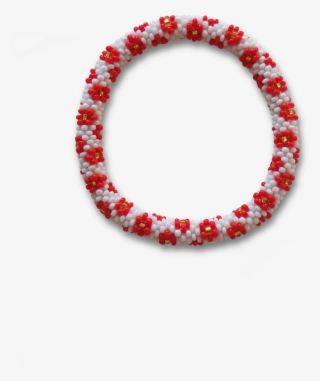 Studio Feder - Bracelet - Orange Flower - Circle