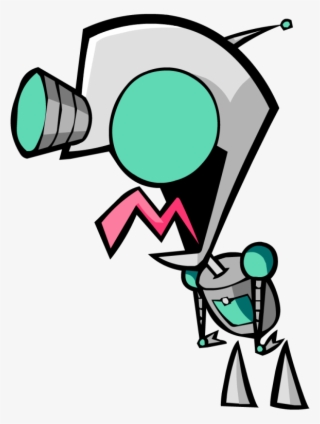 Gir Open Mouth-plu232 - Invader Zim Gir Vector