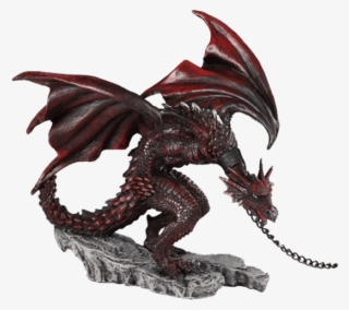 555 X 555 1 - Red Dragon Statue