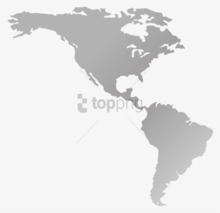 Free Png North America And South America Png Image - America Continent Map Svg