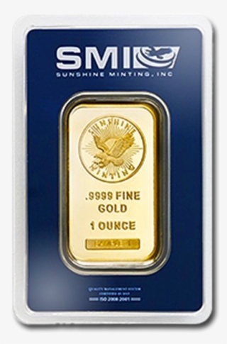 Picture Of 1 Oz Sunshine Mint Gold Bar - 1 Oz Sunshine Mint Gold Wafer Bar