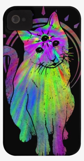 Psychic Psychedelic Trippy Cat Phone Case For Iphone - Psychedelic Cats