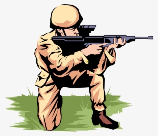Gun Shot Clipart Military Gun - Shoot Rifle