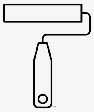 Paint Roller Coloring Page