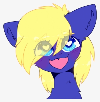 Etozhexleb, Blue Coat, Blue Eyes, Blushing, Bust, Cheek - Cartoon