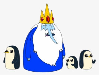 Adventure Time The Ice King And Penguins - Princess Bubblegum Ice King