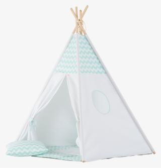 Mint Chevron Teepee Set - Tipi
