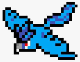 Articuno - Minecraft Articuno Pixel Art