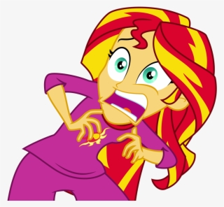 Absurd Res Artist Masem Clothes Equestria - Sunset Shimmer And Maud Pie