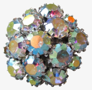 Vintage 1960's Sarah Coventry Blue Aurora Borealis - Opal