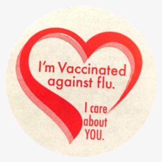 Class C Components 2018 Flu Shot Sticker - Heart