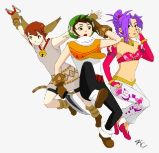 View Samegoogleiqdbsaucenao Dark Cloud Trio By Poefish-d38l52s - Dark Cloud Fan Art