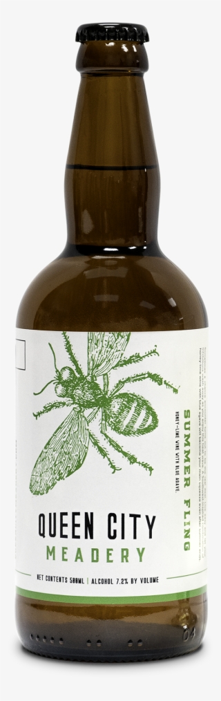 Summer Fling Honey-lime Wine With Blue Agave Abv - Beer Bottle