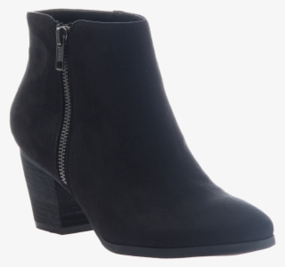 Madeline, Shiloh, Black, Side Zipper Bootie - Boot