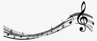 Notas Musicales Png Blancas - Music Notes Border Line