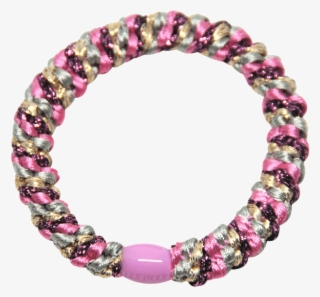 Bon Dep Kknekki Hårstrikk Pink Glitter - Bracelet