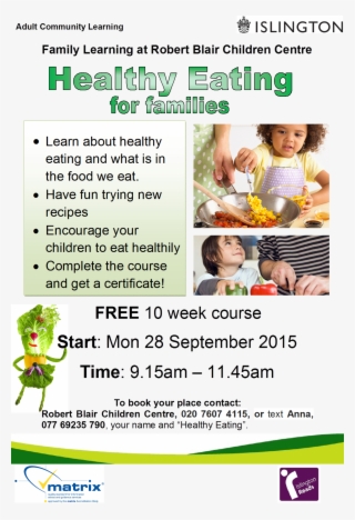 Healthy Eating Class - Brochure