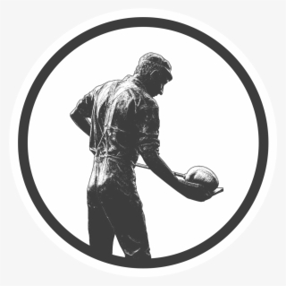 Glassblower Circle White Background - Maker's Mark