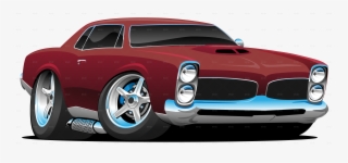 6000 X 2824 8 - Classic Muscle Car Drawing