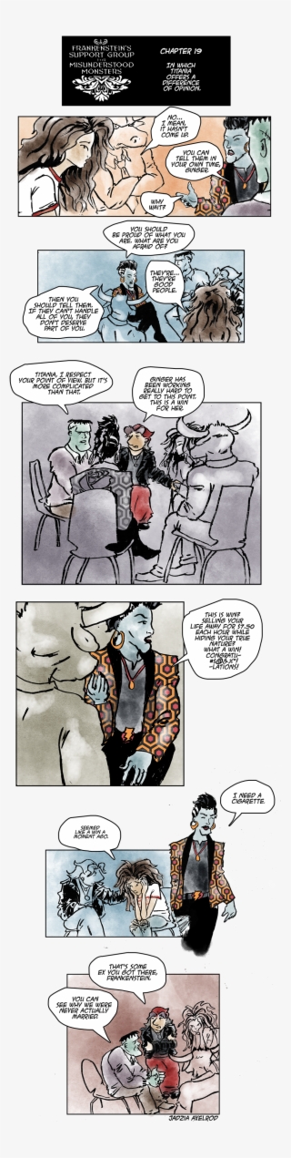 In Which Frankenstein Is Reunited With His Former Bride - Comics