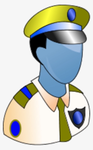 Vector Clip Art - Police Man