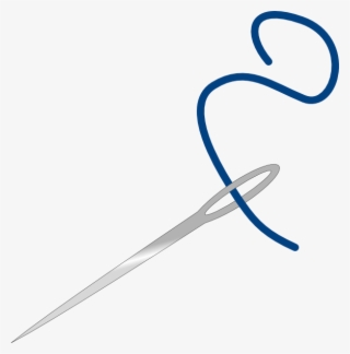 Tread Clipart - Needle Pulling Thread Clipart